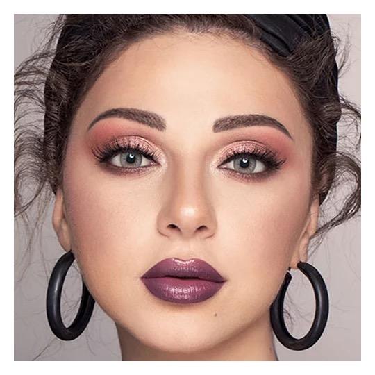 Amara Caramel Stone Gray Colored Contact Lenses