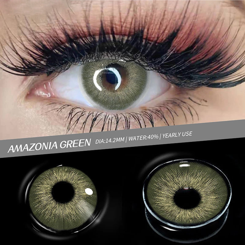 Amazonia Green Colored Contact Lenses
