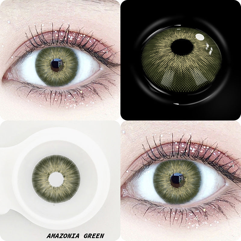 Amazonia Green Colored Contact Lenses