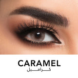 Athena Caramel Colored Contact Lenses