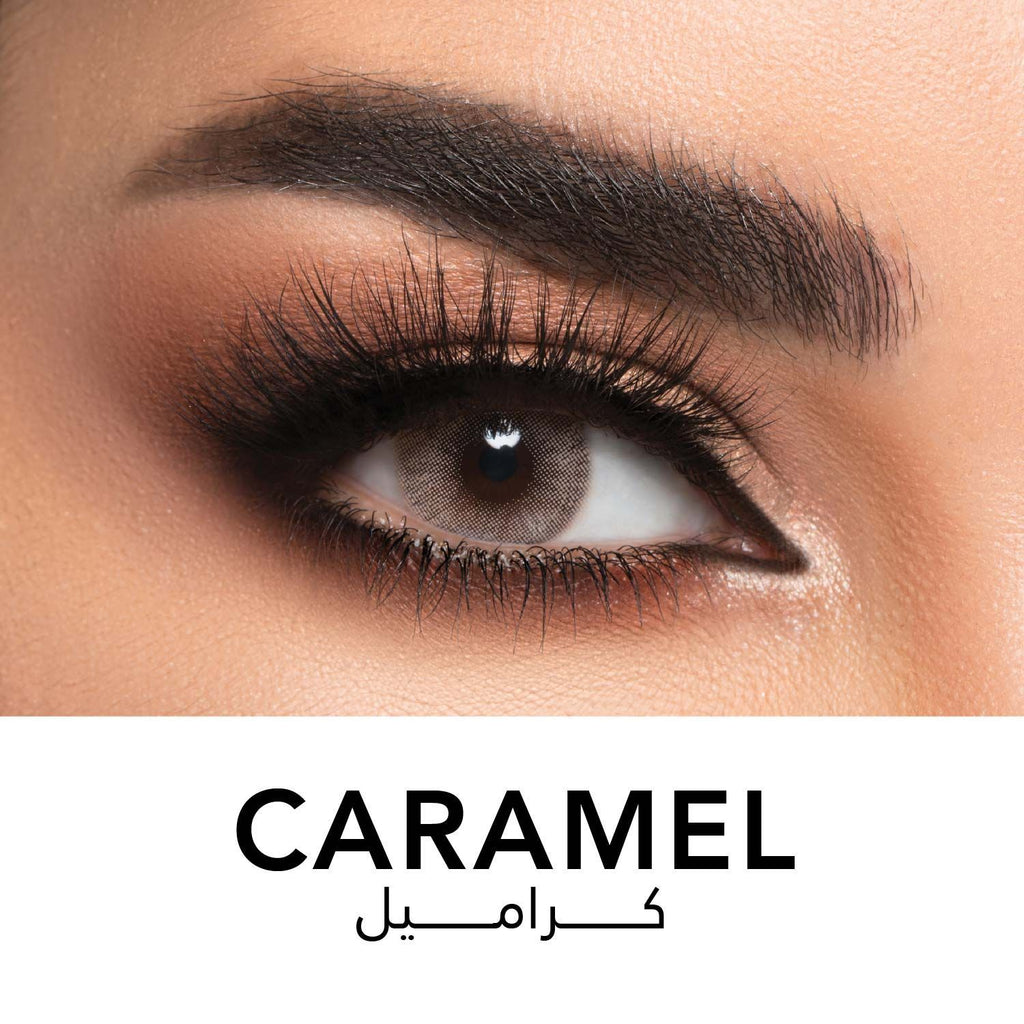 Athena Caramel Colored Contact Lenses