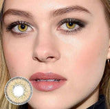 Athena Honey Colored Contact Lenses