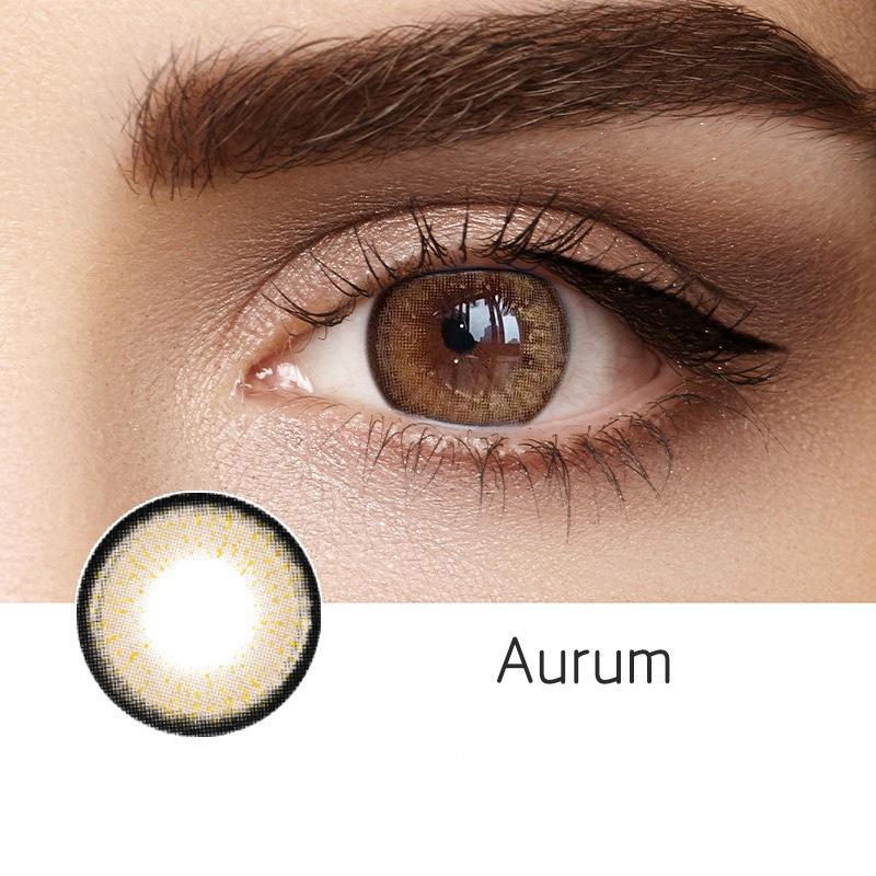 Aurum Brown  Colored Contact Lenses
