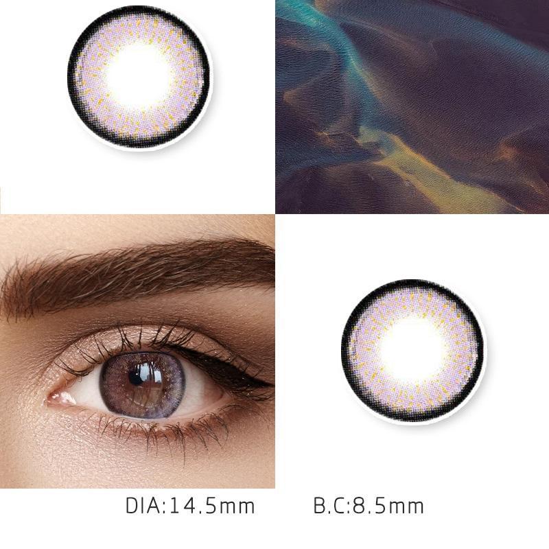 Aurum Violet  Colored Contact Lenses