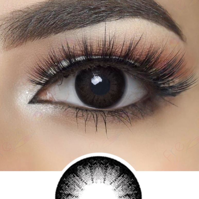 Big Eyes Black Colored Contact Lenses