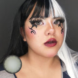 Black Swan Grey Prescription Colored Contact Lenses