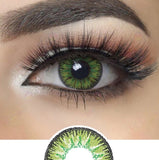 Bright Forest Green Colored Contact Lenses