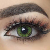 Bright Forest Green Colored Contact Lenses
