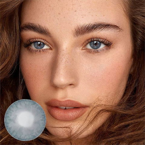 Butterfly Fairy Blue Colored Contact Lenses