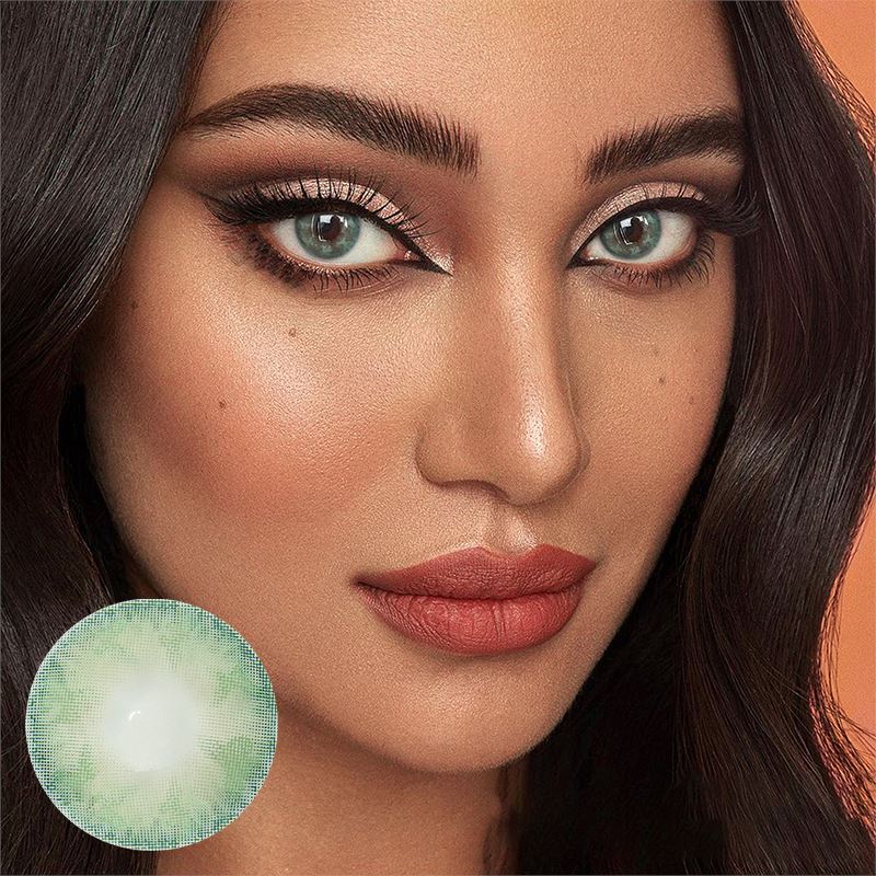 Butterfly Fairy Green Colored Contact Lenses