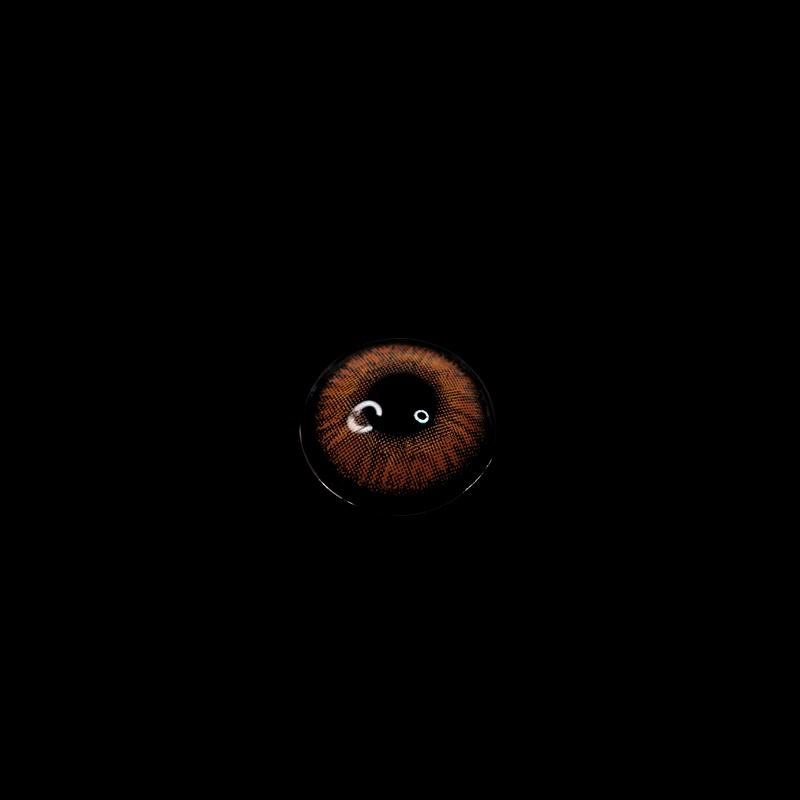 Caramelize Monros co Brown Colored Contact Lenses
