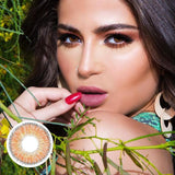Caramelize Monros co Brown Colored Contact Lenses