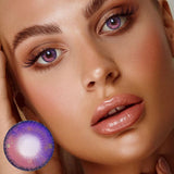 Cardcaptor Purple Colored Contact Lenses