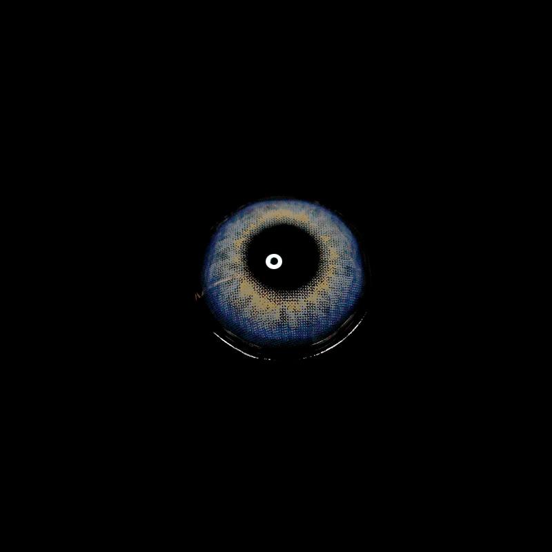 Caribbean Blue Colored Contact Lenses