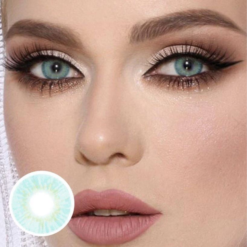 Cherry Tiffany Blue Colored Contact Lenses
