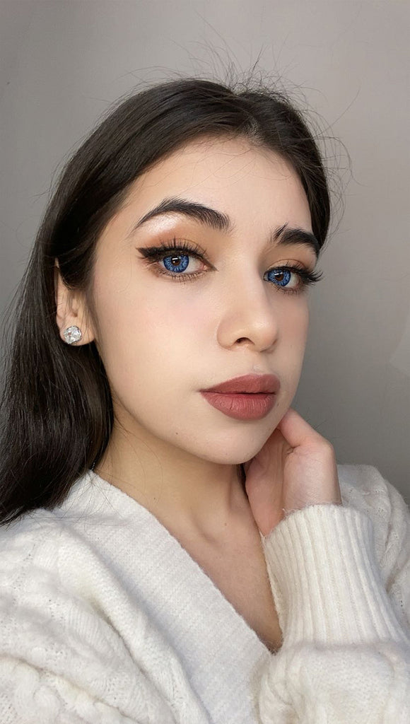 Cocktail Margarita Blue Colored Contact Lenses