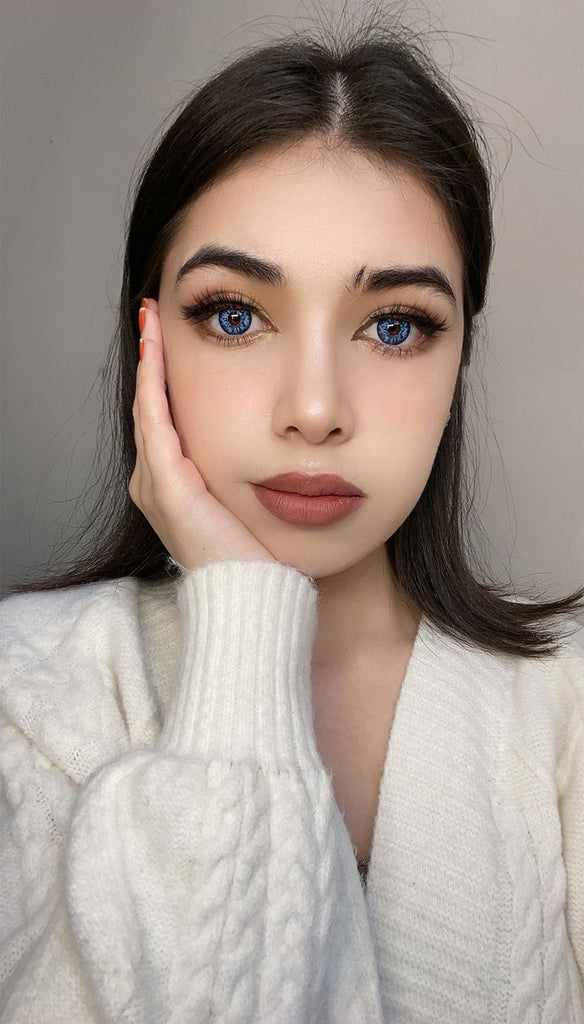 Cocktail Margarita Blue Colored Contact Lenses