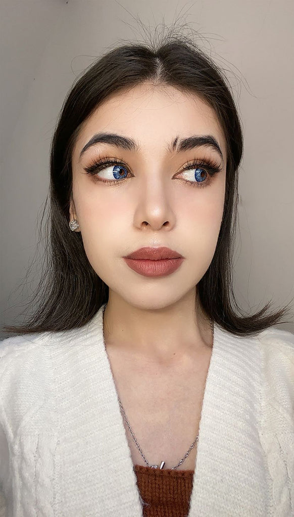 Cocktail Margarita Blue Colored Contact Lenses