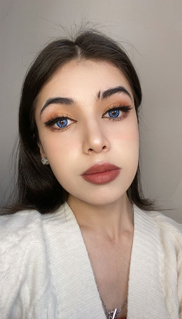 Cocktail Margarita Blue Colored Contact Lenses