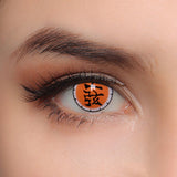 Cosplay Akaza Yellow Colored Contact Lenses
