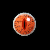 Cosplay Kibutsuji Muzan Red Colored Contact Lenses