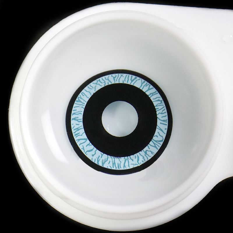 Cosplay Nebulos Blue Colored Contact Lenses