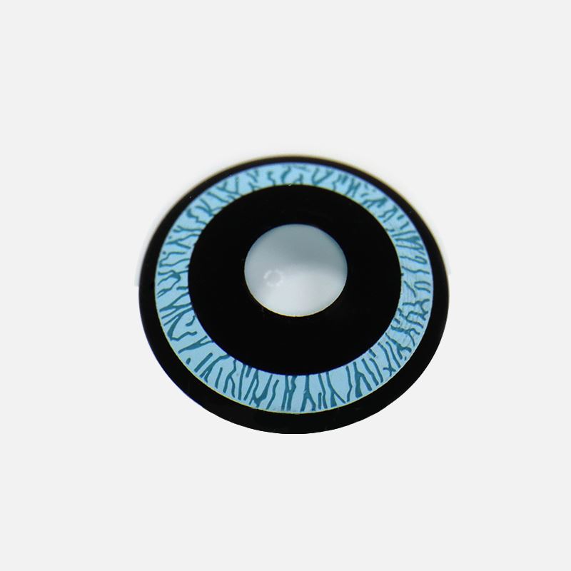 Cosplay Nebulos Blue Colored Contact Lenses