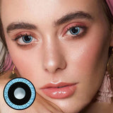 Cosplay Nebulos Blue Colored Contact Lenses