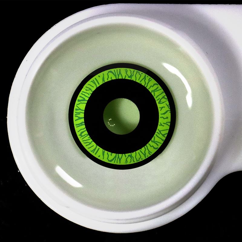 Cosplay Nebulos Green Colored Contact Lenses