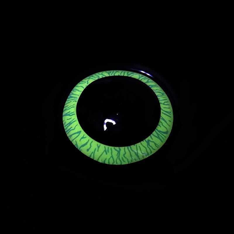 Cosplay Nebulos Green Colored Contact Lenses