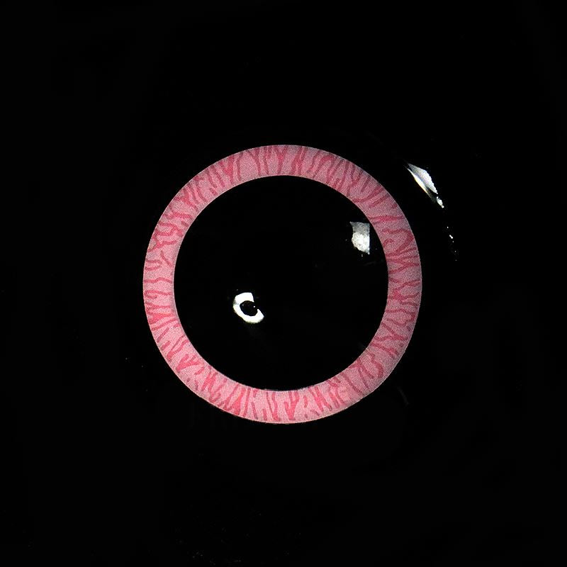 Cosplay Nebulos Pink Colored Contact Lenses