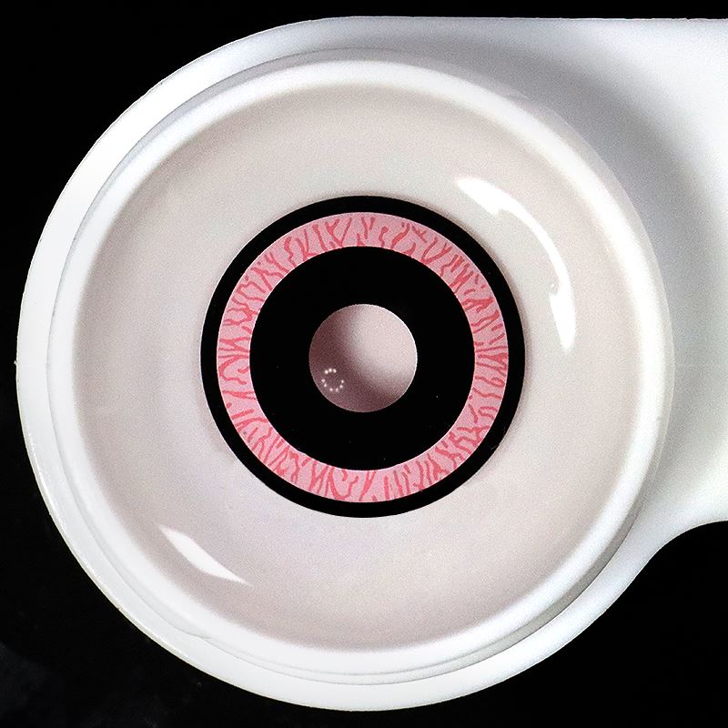 Cosplay Nebulos Pink Colored Contact Lenses