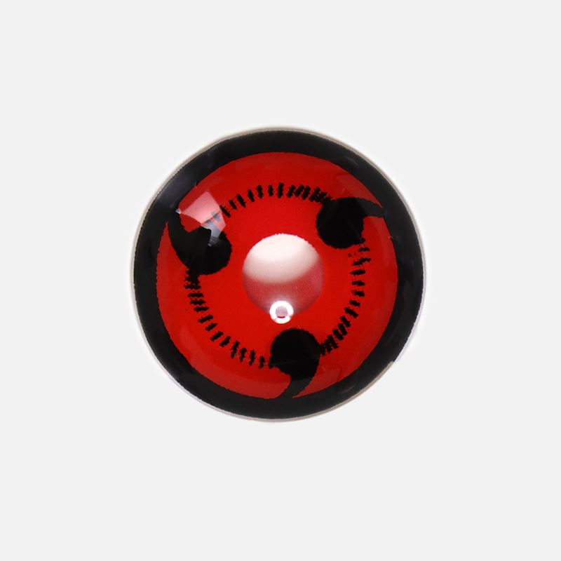Cosplay 22mm Sharingan Ⅲ Red Colored Contact Lenses