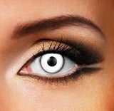 Halloween White block Colored Contact Lenses
