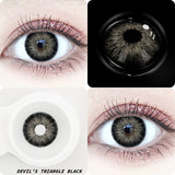 Amazonia Devil's Triangle Black Colored Contact Lenses