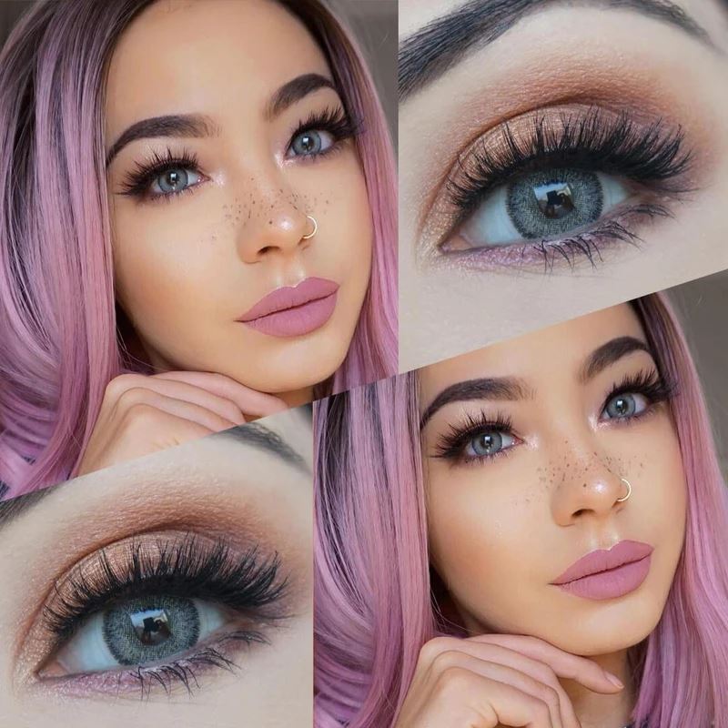 Euramerican sky gray Prescription Colored Contact Lenses