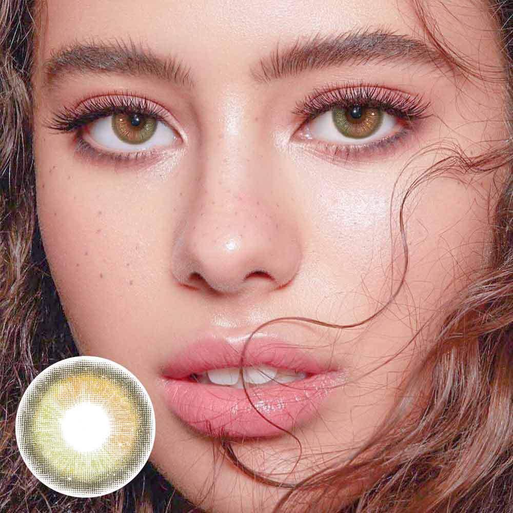 Firmament Green Prescription Colored Contact Lenses