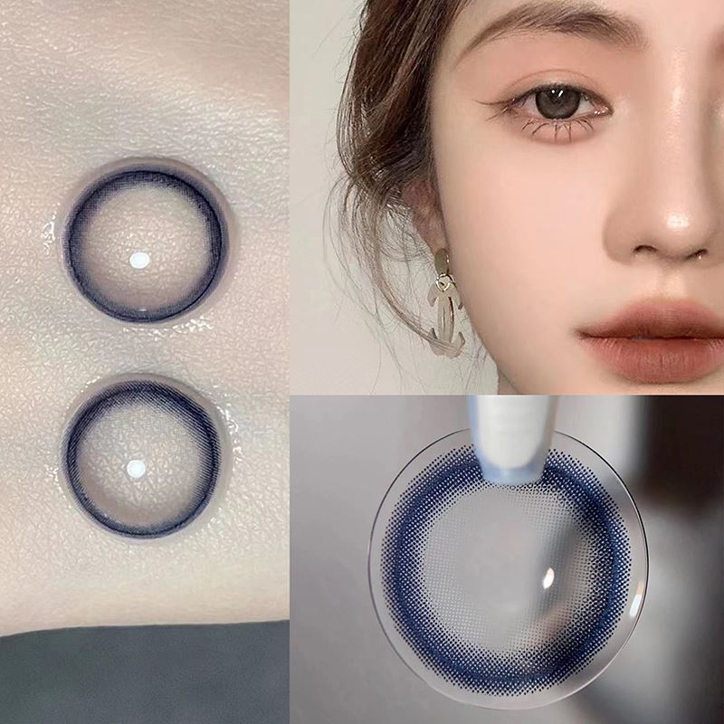 Fog Ice Blue Prescription Colored Contact Lenses