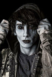 Halloween 22mm Black Sclera Colored Contact Lenses