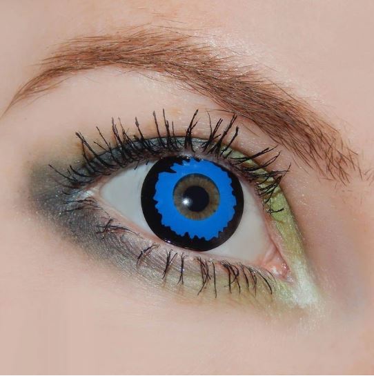 Halloween Blue Elf  Colored Contact Lenses