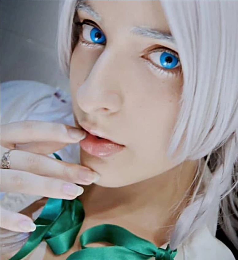 Halloween Blueout Colored Contact Lenses