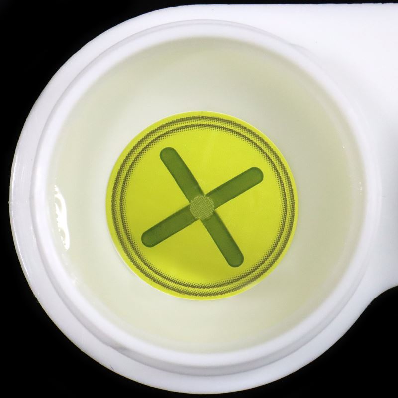 Halloween Button Eye Green Colored Contact Lenses