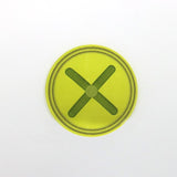 Halloween Button Eye Green Colored Contact Lenses
