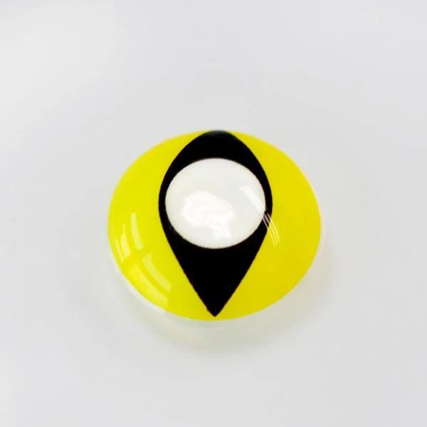 Halloween cat eye yellow Colored Contact Lenses