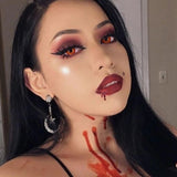 Halloween Goblin red Colored Contact Lenses