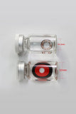 Halloween 22mm Jigsaw Black&Red Colored Contact Lenses