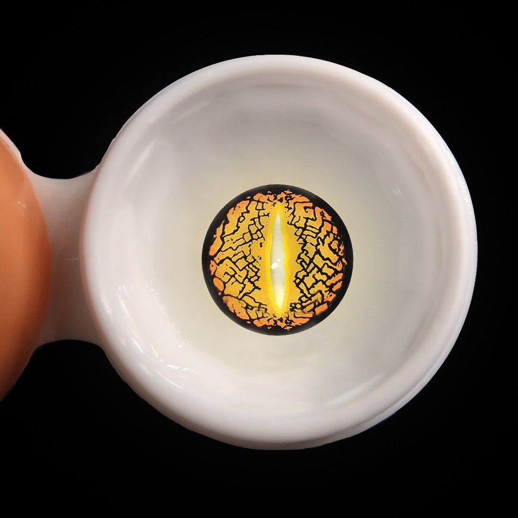 Halloween Lizard Eye Brown Colored Contact Lenses