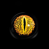 Halloween Lizard Eye Brown Colored Contact Lenses
