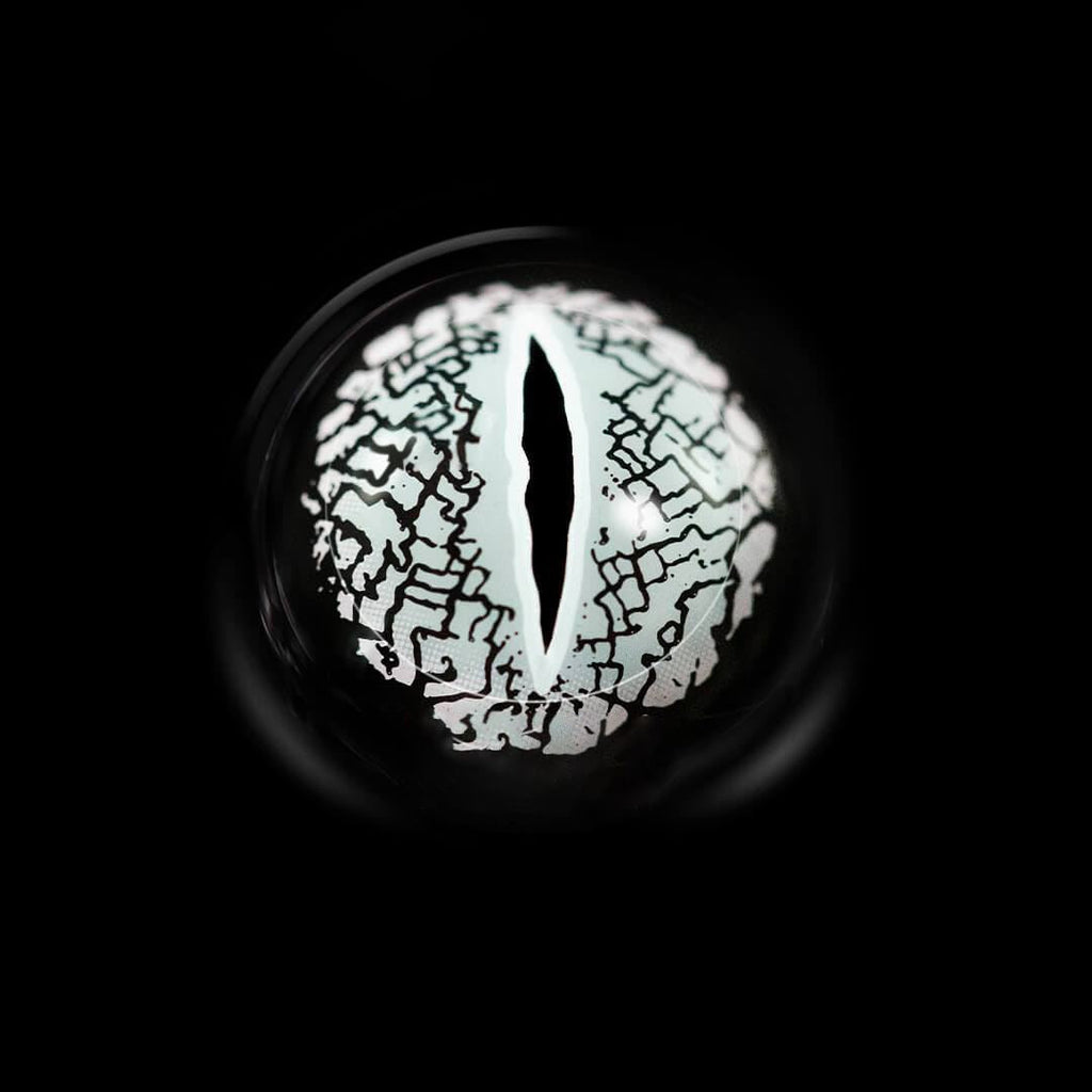 Halloween Lizard Eye Sliver Colored Contact Lenses