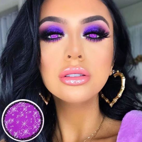 Halloween Midsummer Purple Colored Contact Lenses